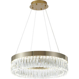 Canada LED 24 inch Gold LED Chandelier Ceiling Light